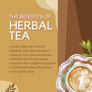 A steaming cup of herbal tea with chamomile flowers and honey, used as a natural remedy to soothe strep throat symptoms like pain and inflammation