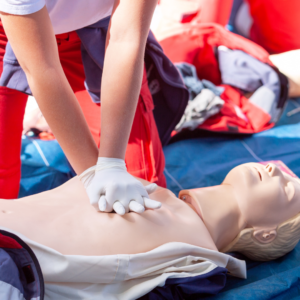 Treat heart attack first aid